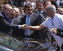 Erdoğan'dan turiste: I Love You