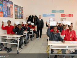 Trabzon'da Somalili öğrenciler