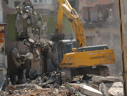 Tabakhane yıkımı devam ediyor