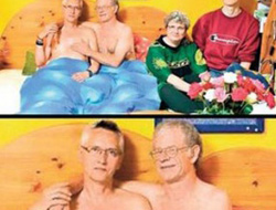 Karısına erkek kuma getirdi!