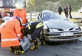 16 yaşında 5 arkadaş ölüme çarptı