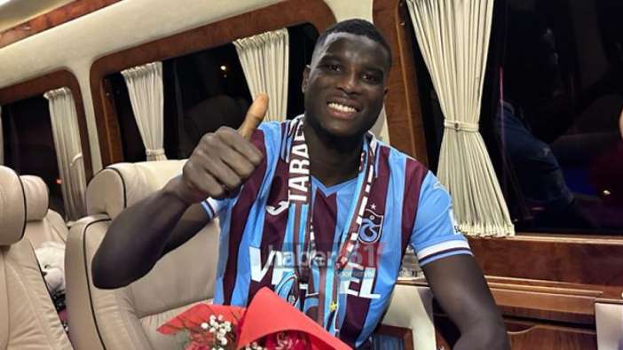 Trabzonspor'un yeni transferi Paul Onuachu Trabzon'da! İşte ilk sözleri