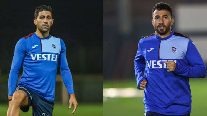 Trabzonspor'da sürpriz gelişme! Bakasetas ve Trezeguet antrenmanda