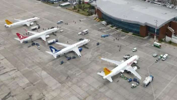 Trabzon'da bazı uçuşlar iptal edildi! İşte o seferler