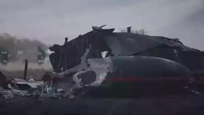 Türkiye kapsamlı soruşturma yürütüyor: Düşen uçaktan ilk görüntüler geldi