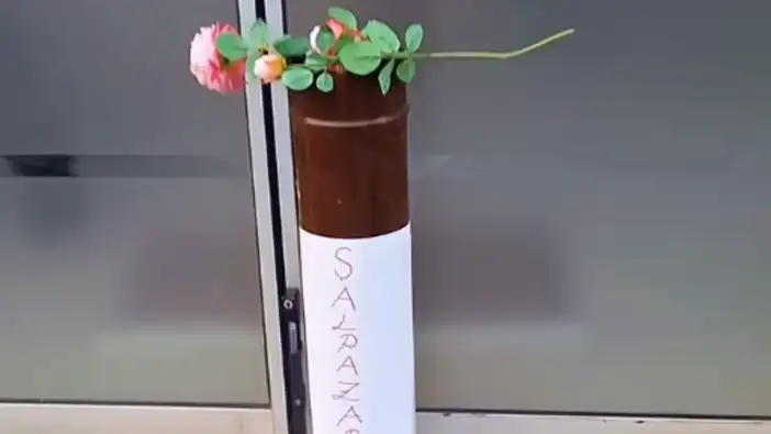 Şalpazarı’nda doğalgaz tepkisi: Dağıtım şirketi önüne soba borusu