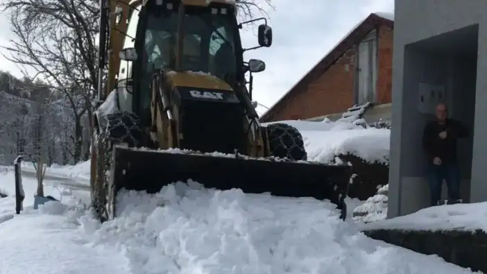 Rize’de 59 köy yolu kar nedeniyle ulaşıma kapandı