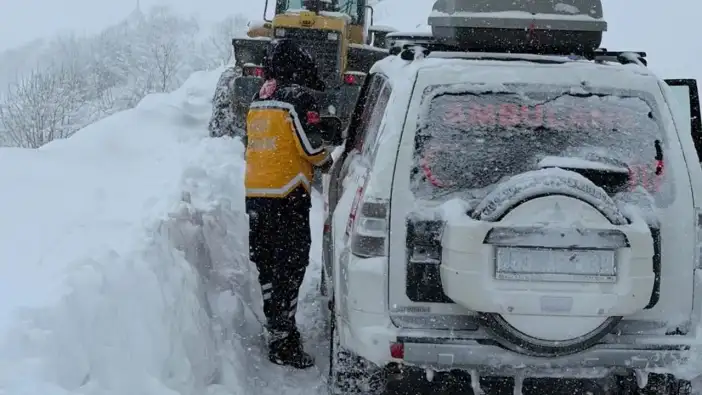 Rize’de kar sonrası 31 köy yolu kapandı