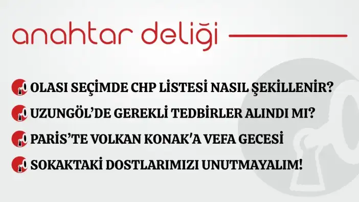 Anahtar Deliği 18.01.2026 – Bugün seçim olsa Cumhuriyet Halk Partisi hangi isimleri aday gösterir?