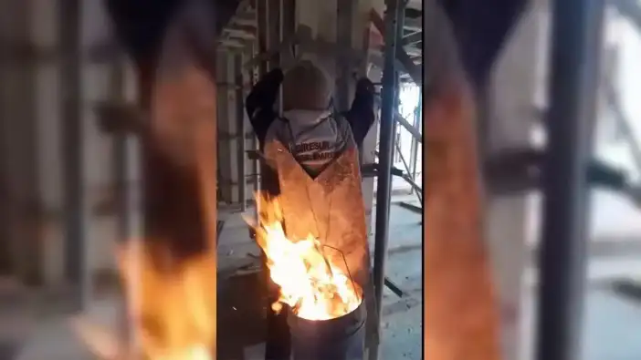 Giresun'da yüzleri güldüren olay: Dondurucu soğuğa meydan okudu