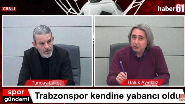 Canlı Yayında Trabzonspor eleştiri! Yabancıya var da yerliye yok!