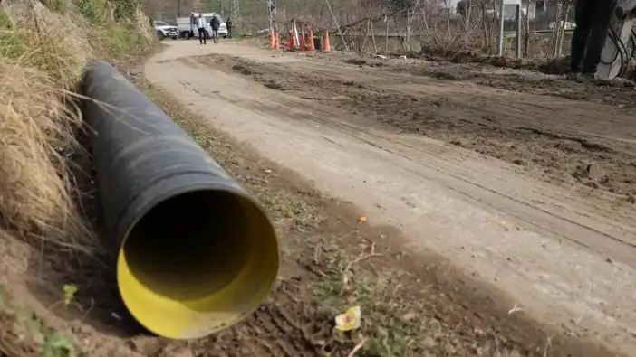 Ordu’da altyapı seferberliği: Gülyalı’da kanalizasyon sorunu çözülüyor