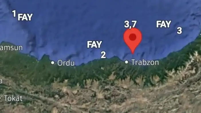 Trabzon'a 6.6 büyüklüğünde deprem uyarısı