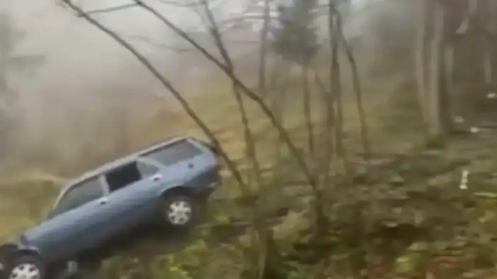 Araklı’da facianın eşiğinden dönüldü: Baba ve 2 çocuğu yaralandı