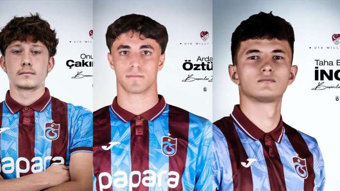 Trabzonspor’dan 3 oyuncuya milli davet