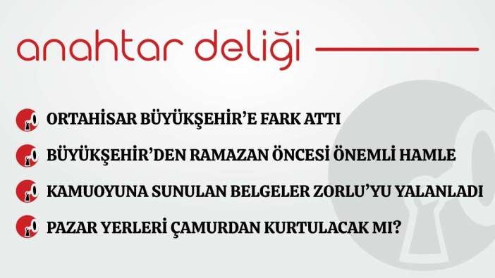 Anahtar Deliği 17.02.2026- Ortahisar Büyükşehir’e fark attı