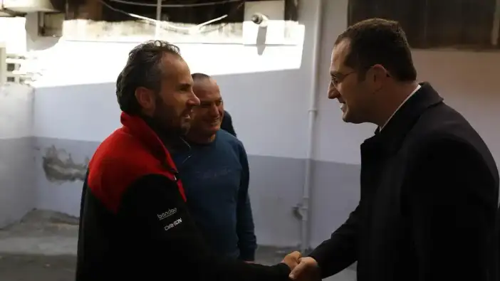 Başkan Ekim’den Yaylacık’ta esnaf ziyareti