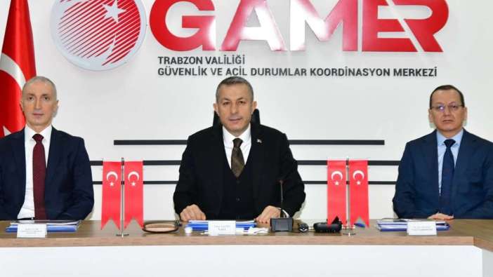 Trabzon’da İl Güvenlik ve Asayiş Koordinasyon kurulu toplandı