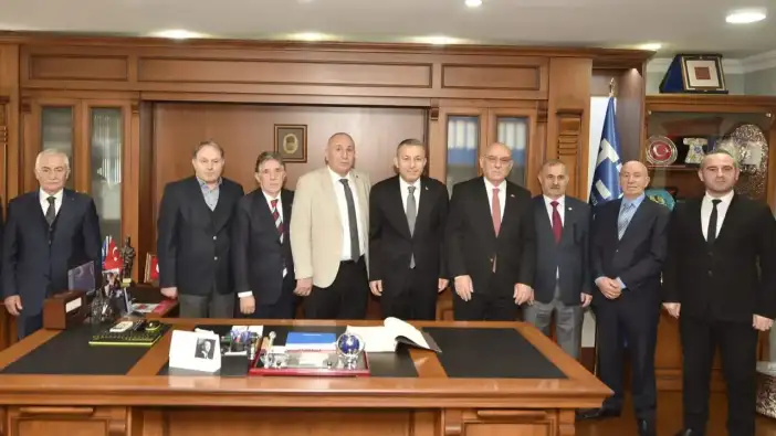 Trabzon Valisi Şahin’den TESOB’a iade-i ziyaret