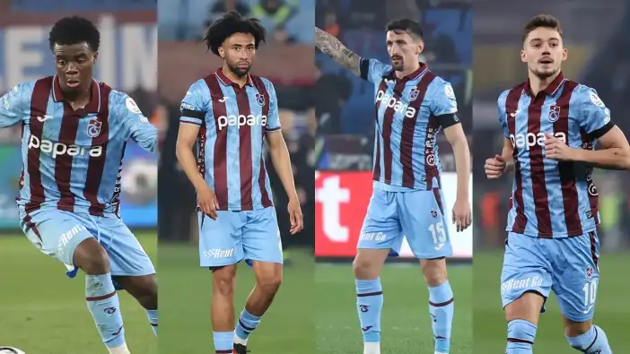 Trabzonspor'da 4 oyuncu için tehlike çanları çalıyor