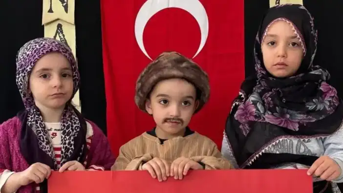 Bayburt’ta minikler Çanakkale ruhunu etkinlikle öğrendi