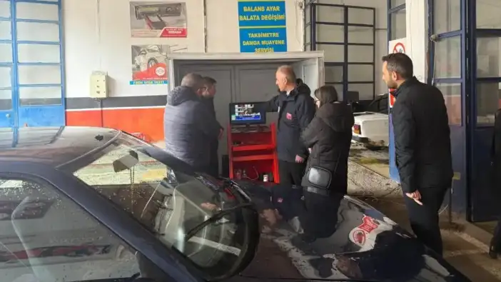 Bayburt’ta egzoz emisyon istasyonlarına denetim