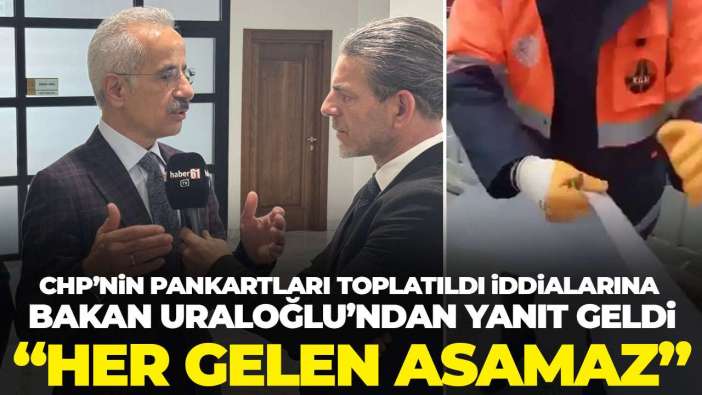 Trabzon'da pankart krizine Bakan Uraloğlu son noktayı koydu "Her gelen asamaz"
