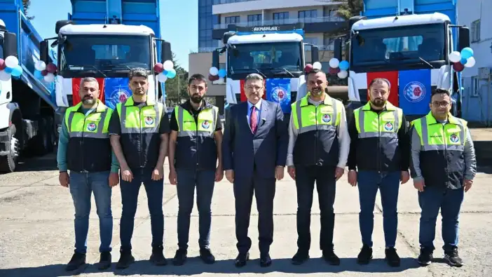 Trabzon Büyükşehir araç filosuna 6 yeni araç kattı