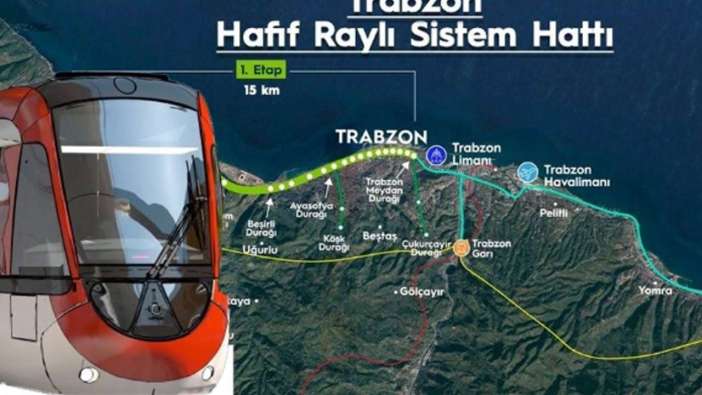 Trabzon hafif raylı sistem ihalesi yapıldı: 12 firma teklif verdi