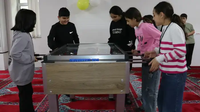 Trabzon’da cami altı gençlik merkezine dönüştürüldü