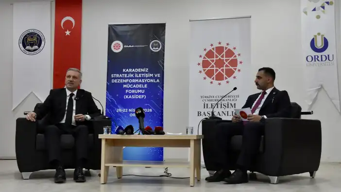 Ordu'da "Karadeniz Stratejik İletişim ve Dezenformasyonla Mücadele Forumu" düzenlendi