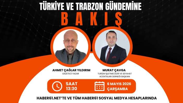 Trabzon ve ülke gündemi Bakış programı ile Haber61TV ekranların'da!
