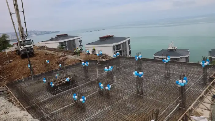 Yomra’da 24 odalı öğretmenevi projesinin temeli atıldı