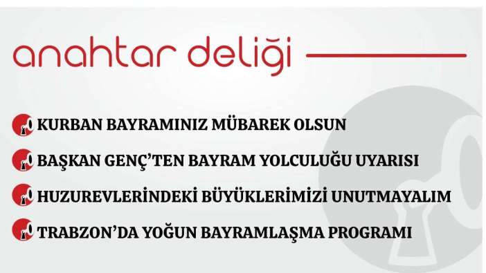 Kurban Bayramınız mübarek olsun - Anahtar Deliği