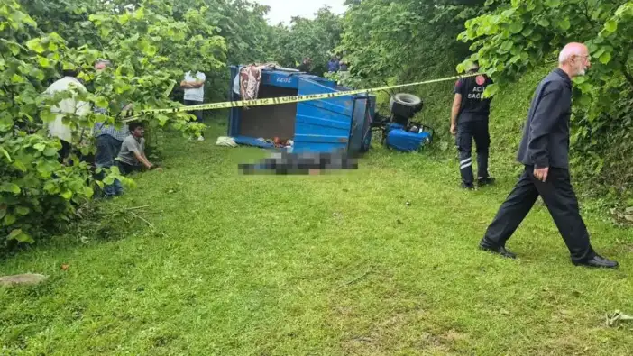 Ordu’da korkunç kaza! Patpatın altında kalarak can verdi