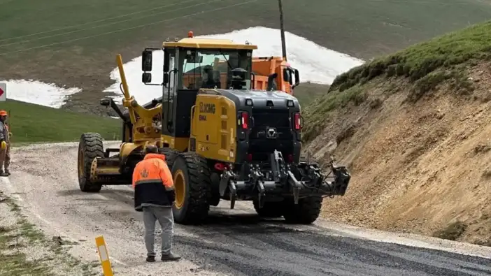 Balahor yayla yolu asfaltlanıyor! Ulaşım daha güvenli hale gelecek