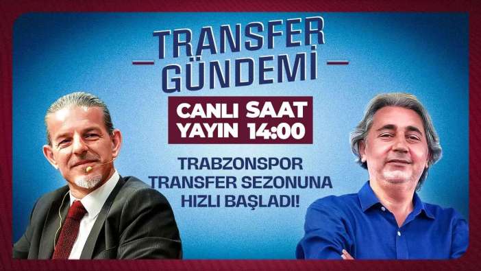 Trabzonspor'daki tüm gelişmeler Transfer Gündemi'nde: Saat 14:00'da Haber61TV'de