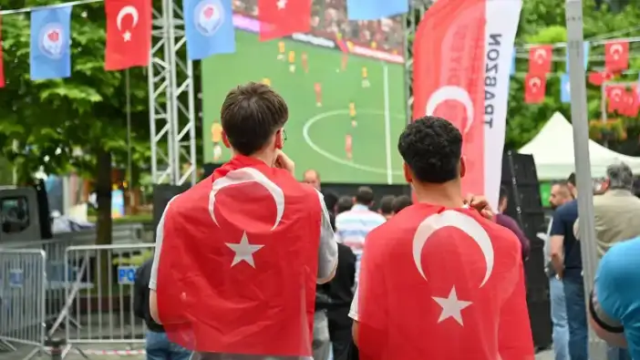 Trabzon milli takım için tek yürek oldu
