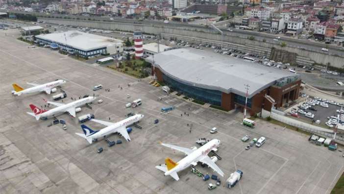 Trabzon Havalimanı verileri ortaya koydu: Uçuşlar geriledi