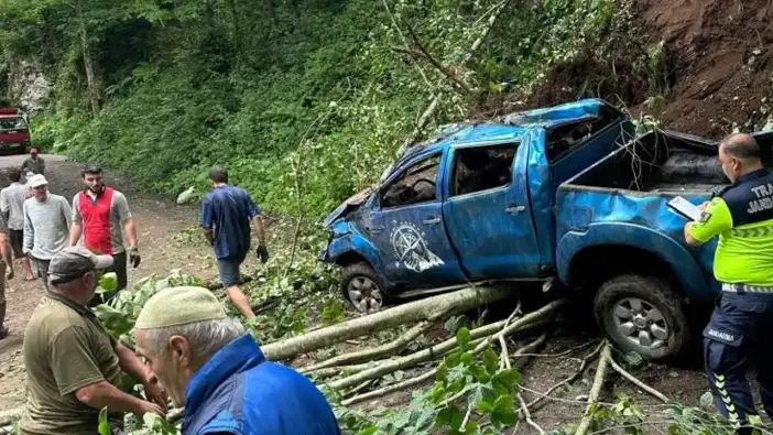 Rize’de korkunç kaza! Karı koca hayatını kaybetti
