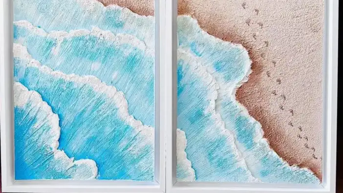 Ordu’da müdür yardımcısı öğretmen sanat tutkusunu tuvallere yansıtıyor
