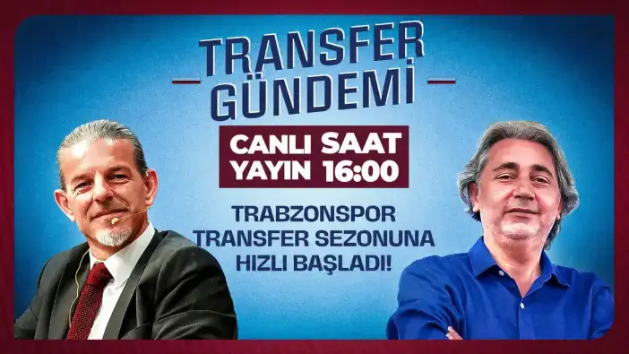 Trabzonspor'daki tüm gelişmeler Transfer Gündemi'nde: Saat 16:00'da Haber61TV'de