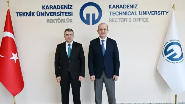 KTÜ'de iş birliği zirvesi! Ortak projeler masaya yatırıldı