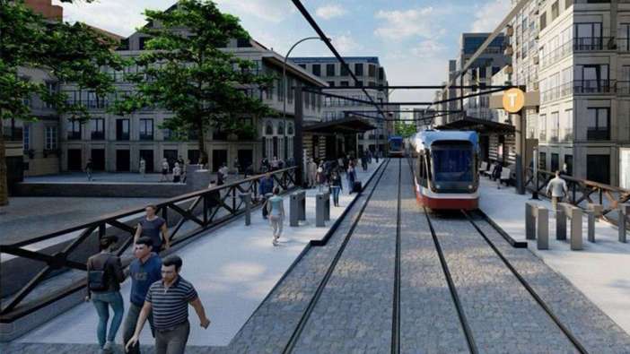 Trabzon tramvay projesinde beklenen adım! Şantiye hazırlıkları başladı