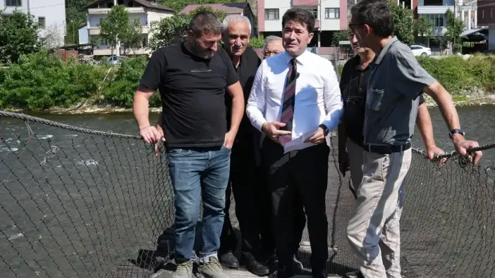 Trabzon'da köprü krizi! Vatandaş betonarme köprü istiyor