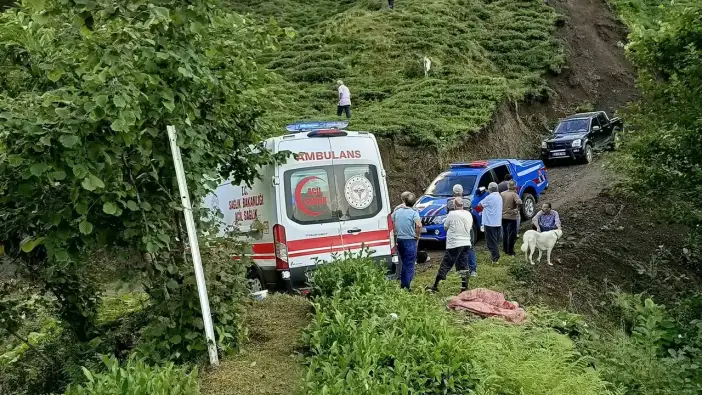 Rize'de acı olay! Gübre dökmeye gitti, ölü bulundu