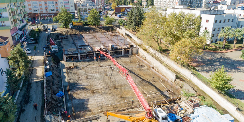 Akçaabat kültür merkezinin temeli atıldı!