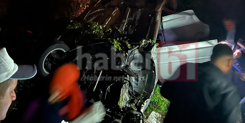 Trabzon’da feci kaza! 1 ölü, 3 yaralı