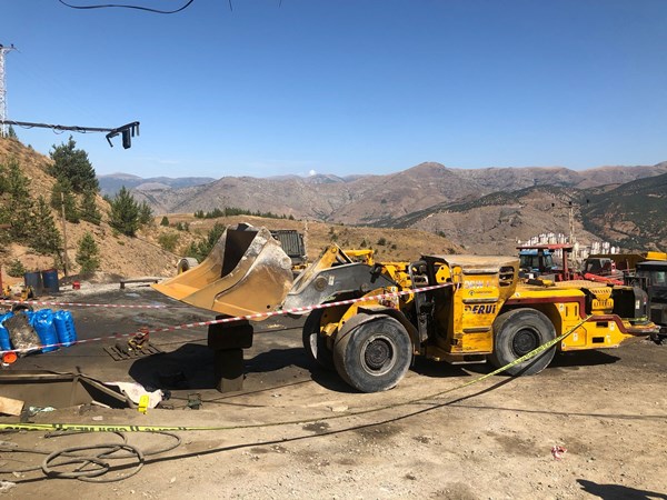 Gümüşhane'de talihsiz kaza! 1 işçi hayatını kaybetti