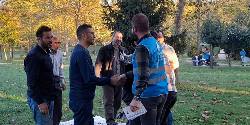 Deva Partisi gece gündüz sahada 